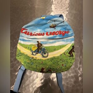 Curious George Backpack with Blue Straps